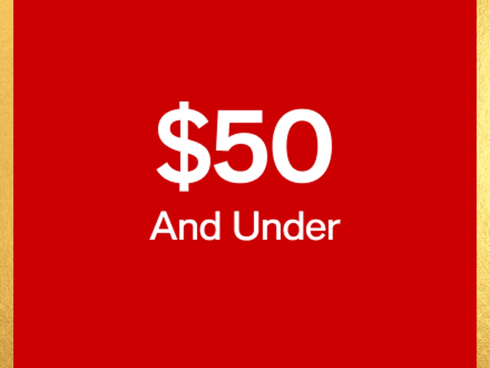 $50 & Under