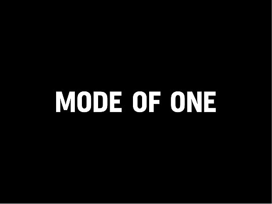 Mode of One