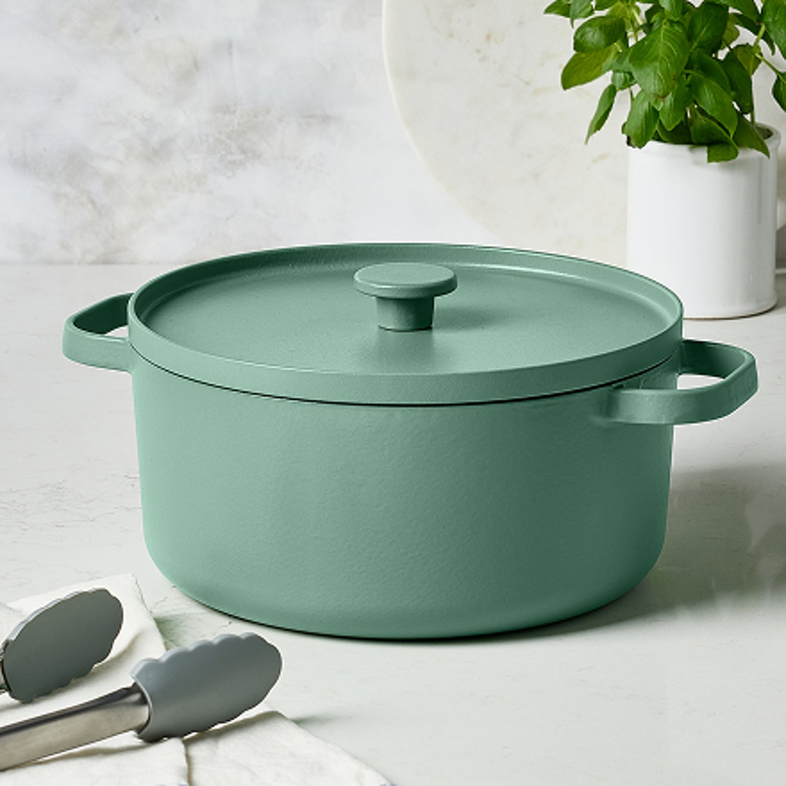Enameled cast iron
