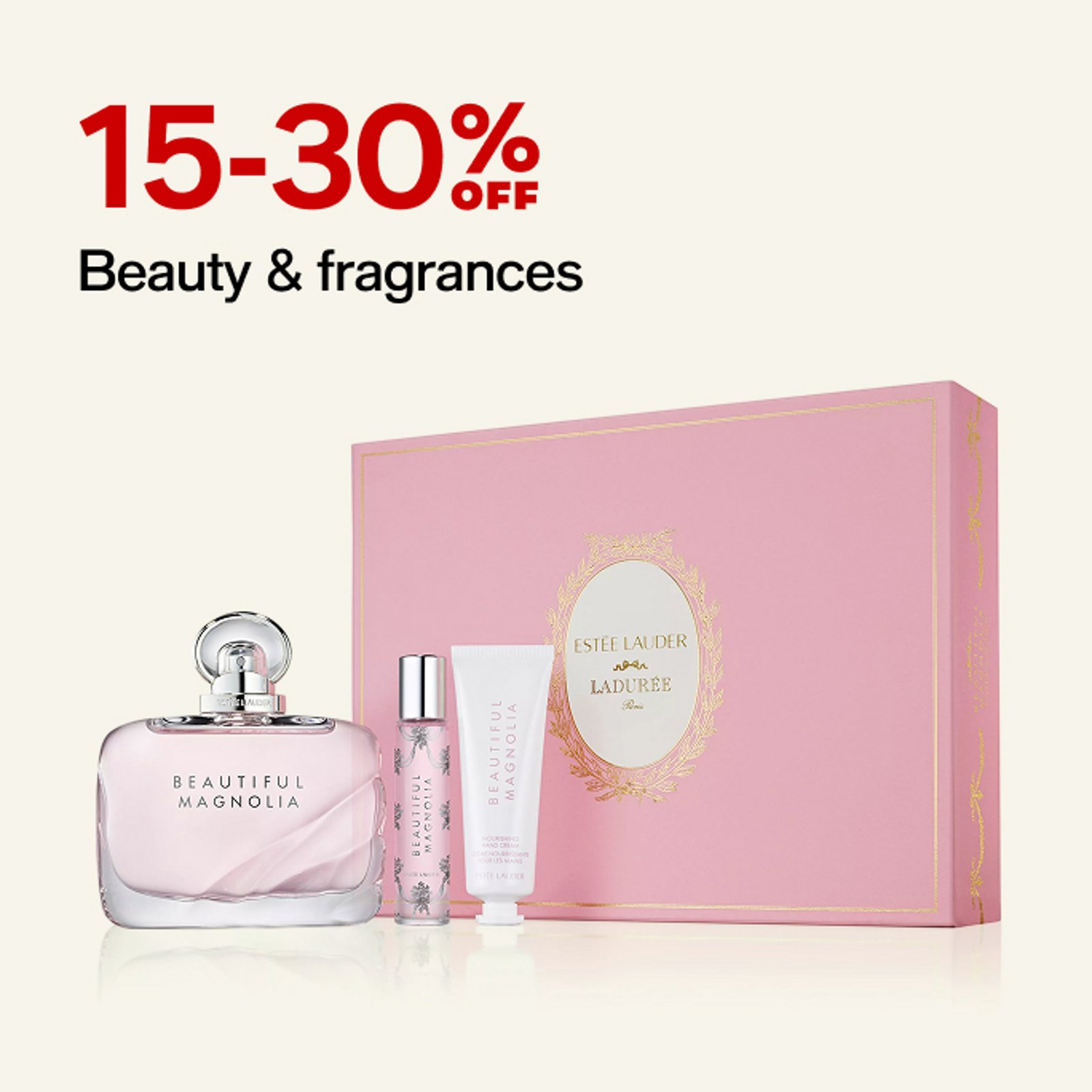 15-30% OFF Beauty & fragrances