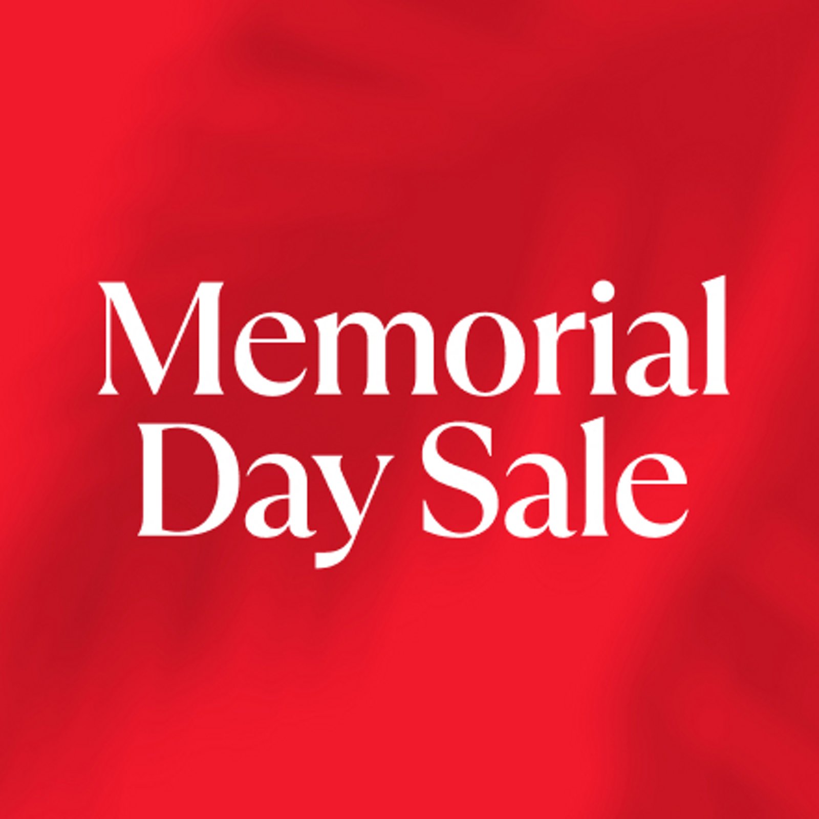 Memorial Day Sale