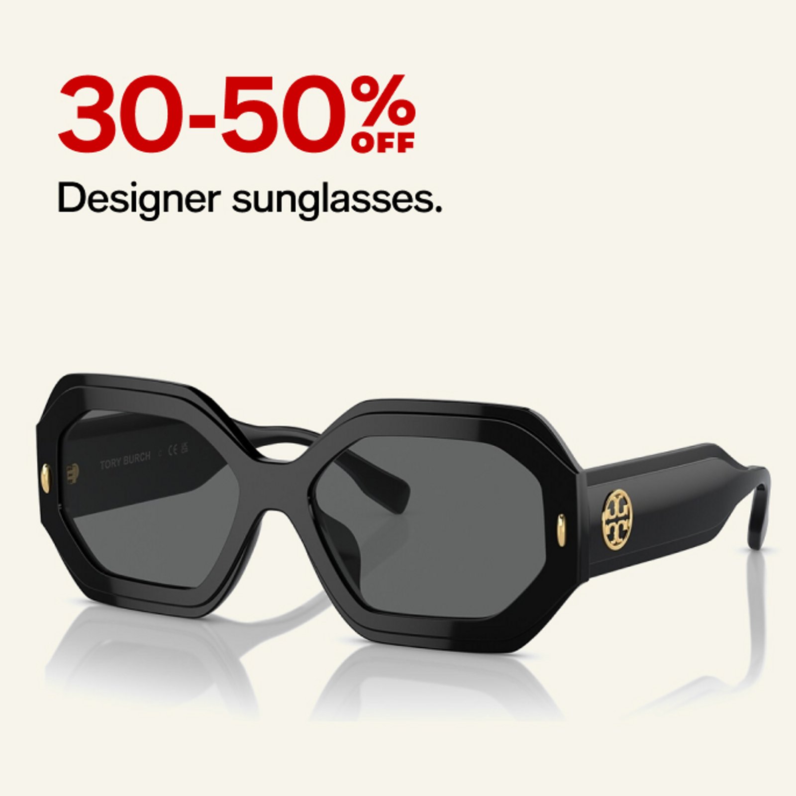 30-50% designer sunglasses