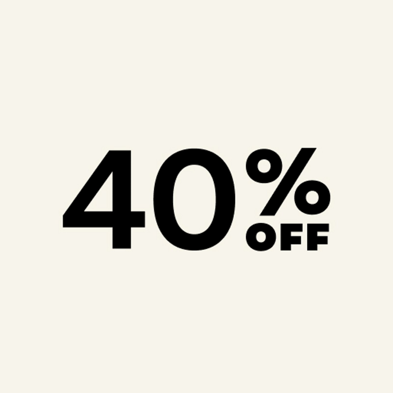 40%OFF