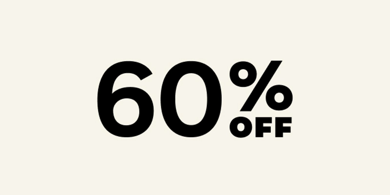 60% off