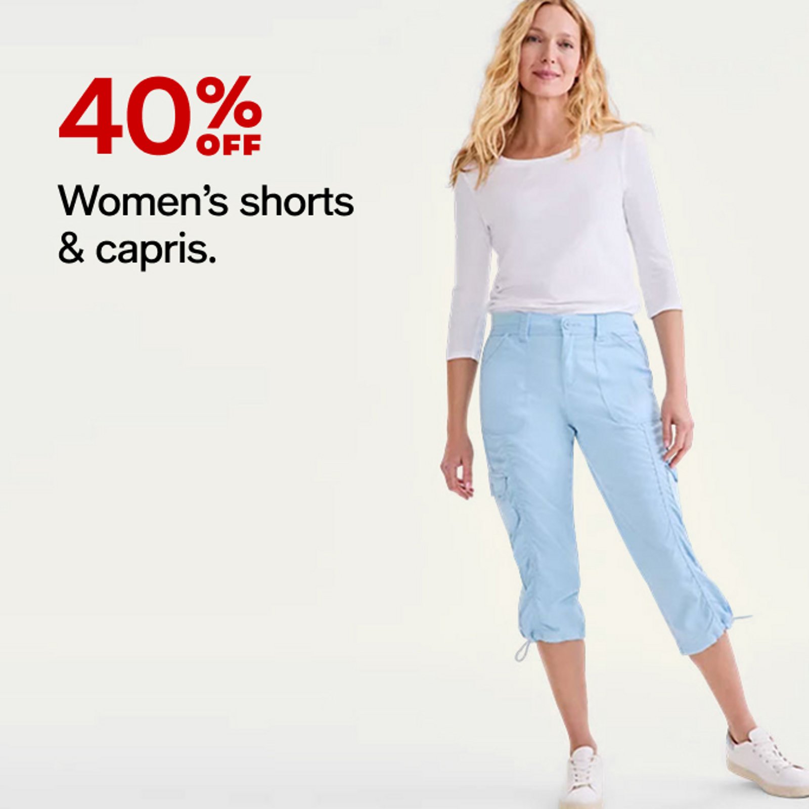 40% off Women's Shorts & Capris