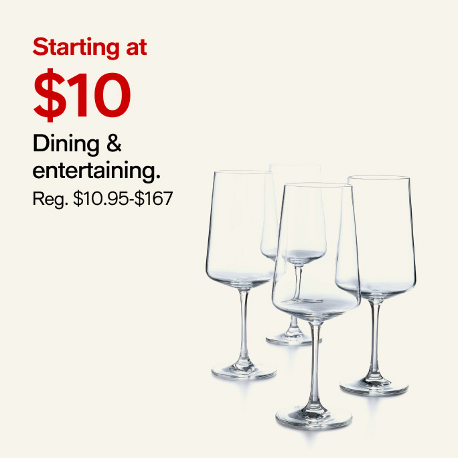 starting at 10 dinnerware