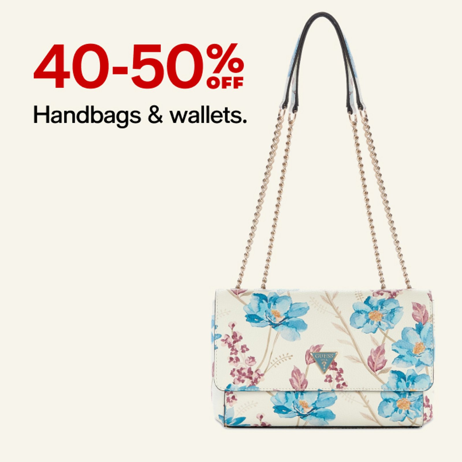 40-50%OFF Handbags & wallets.