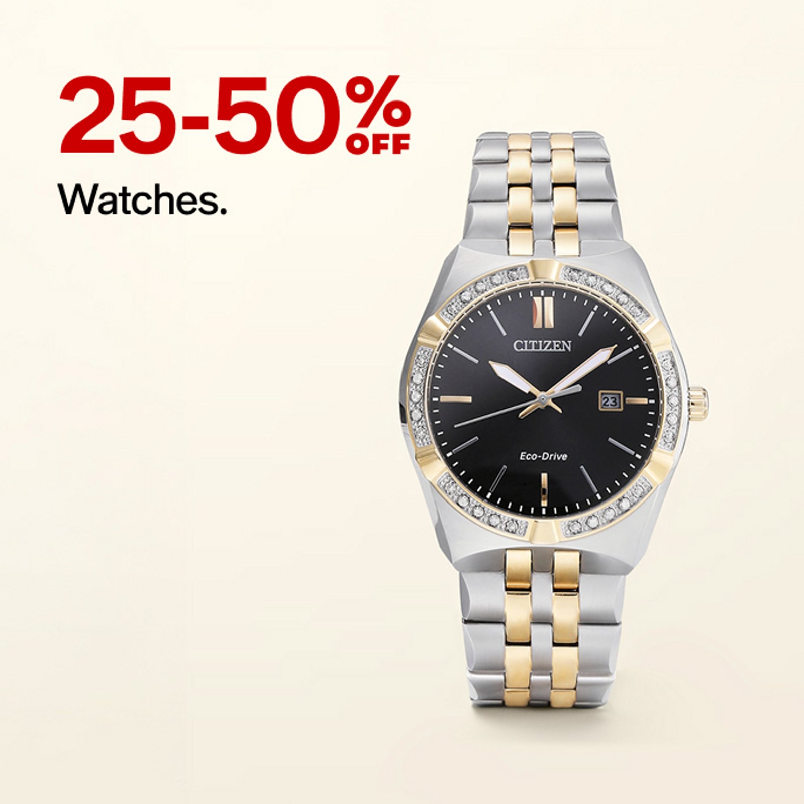 25-50% off Watches