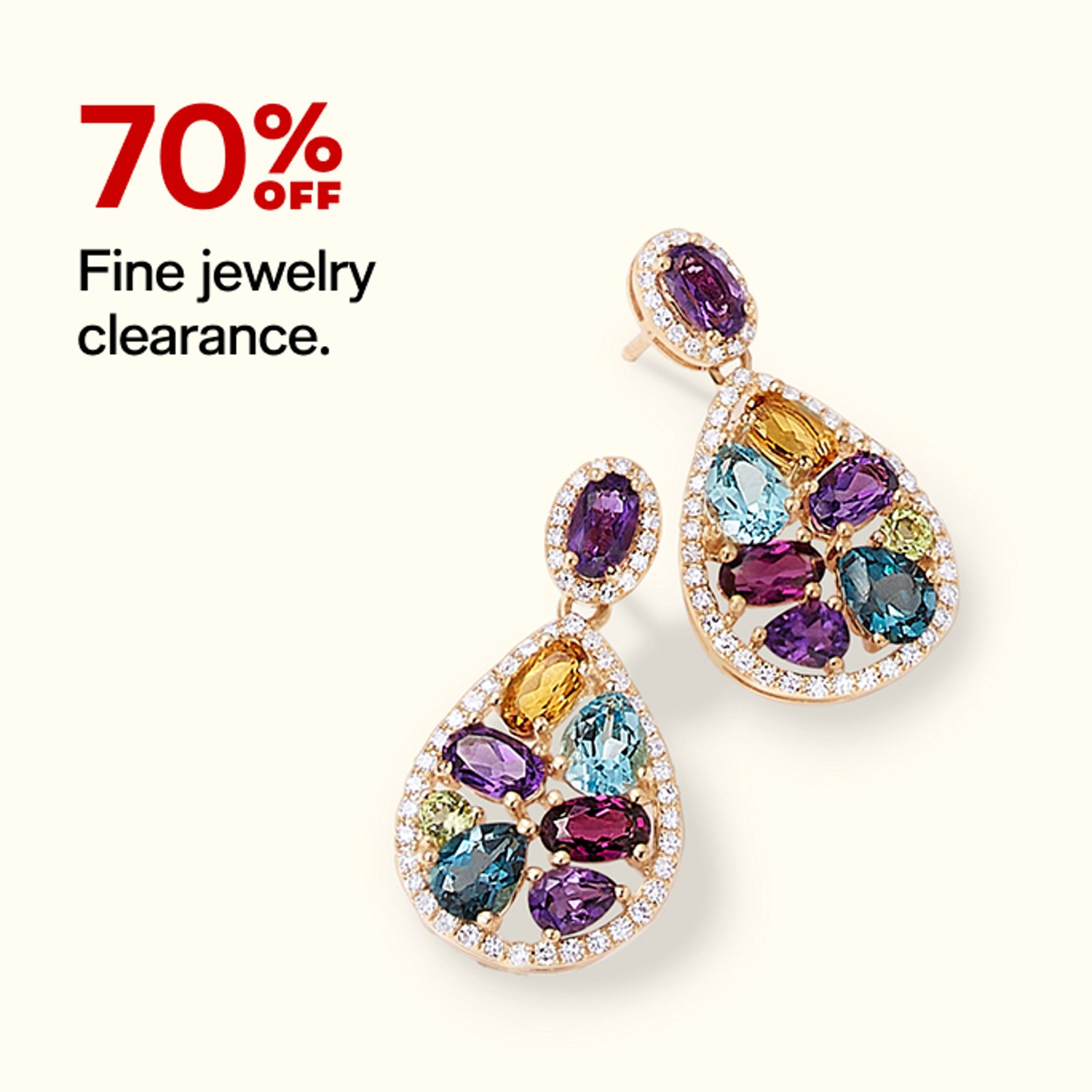 70% off Fine Jewelry Clearance