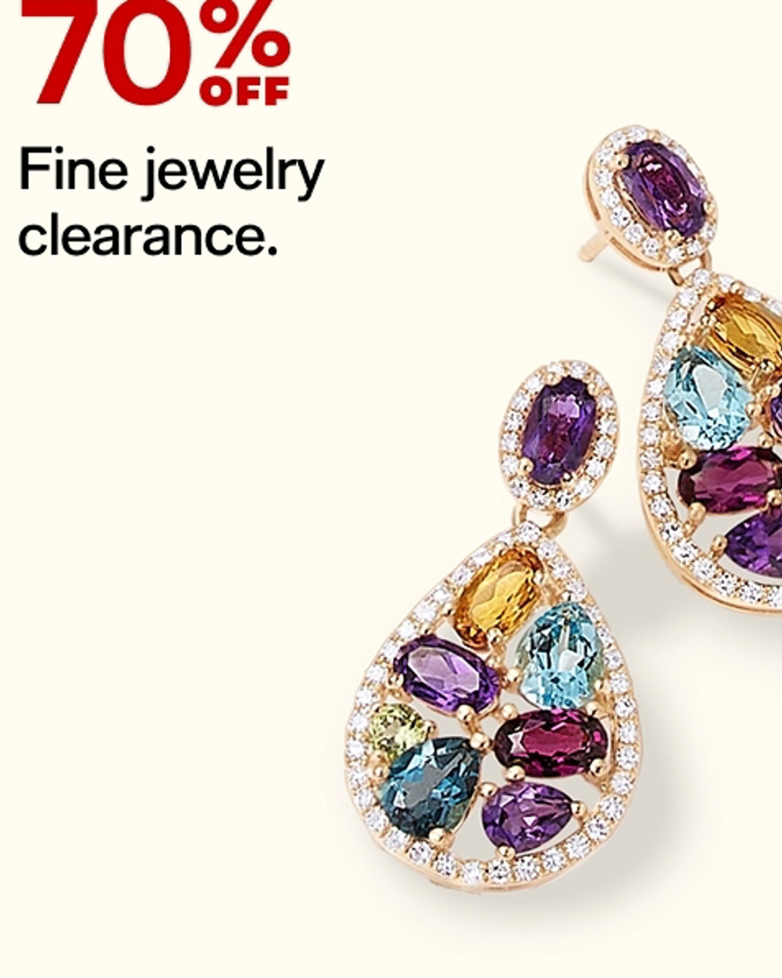 70% off Fine jewelry clearance