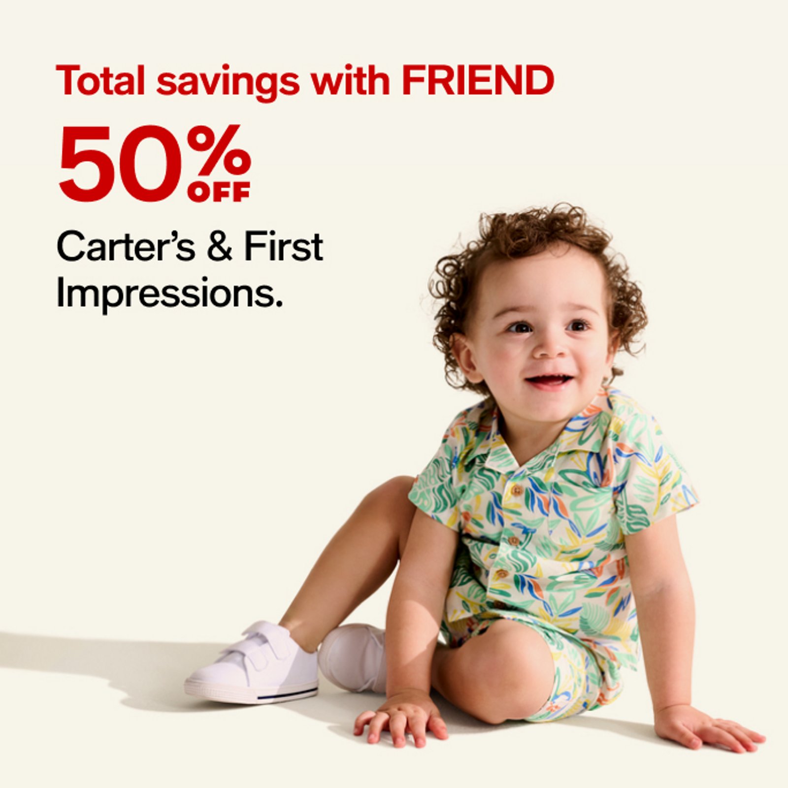 50% off Carter's & First Impressions
