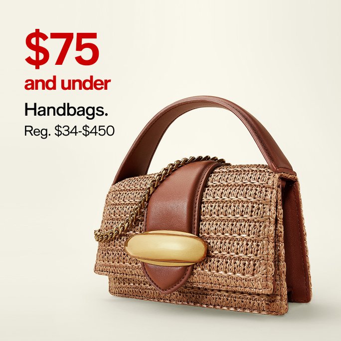 $75 and under handbags