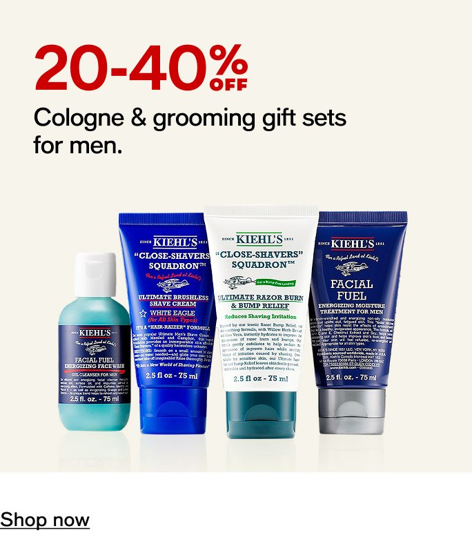 20-40% OFF Cologne & grooming gift sets for men