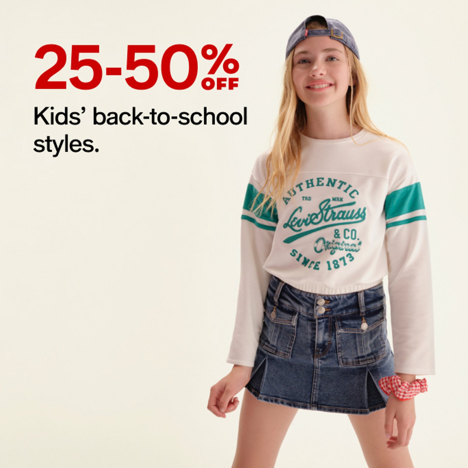 25-50% off kids' looks
