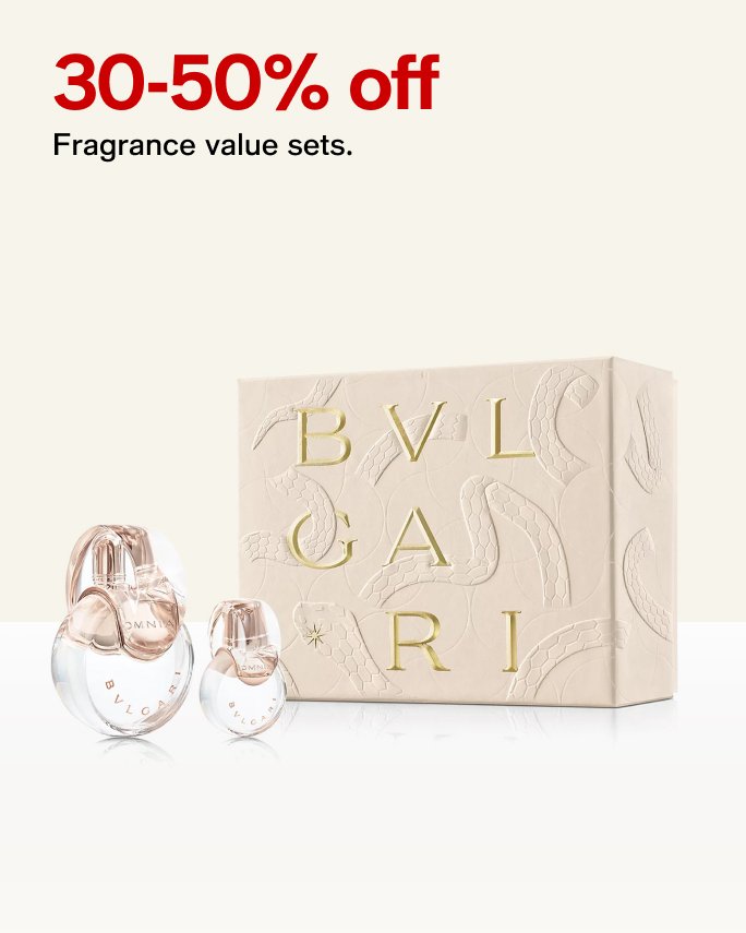 30-50% off Fragrance value sets