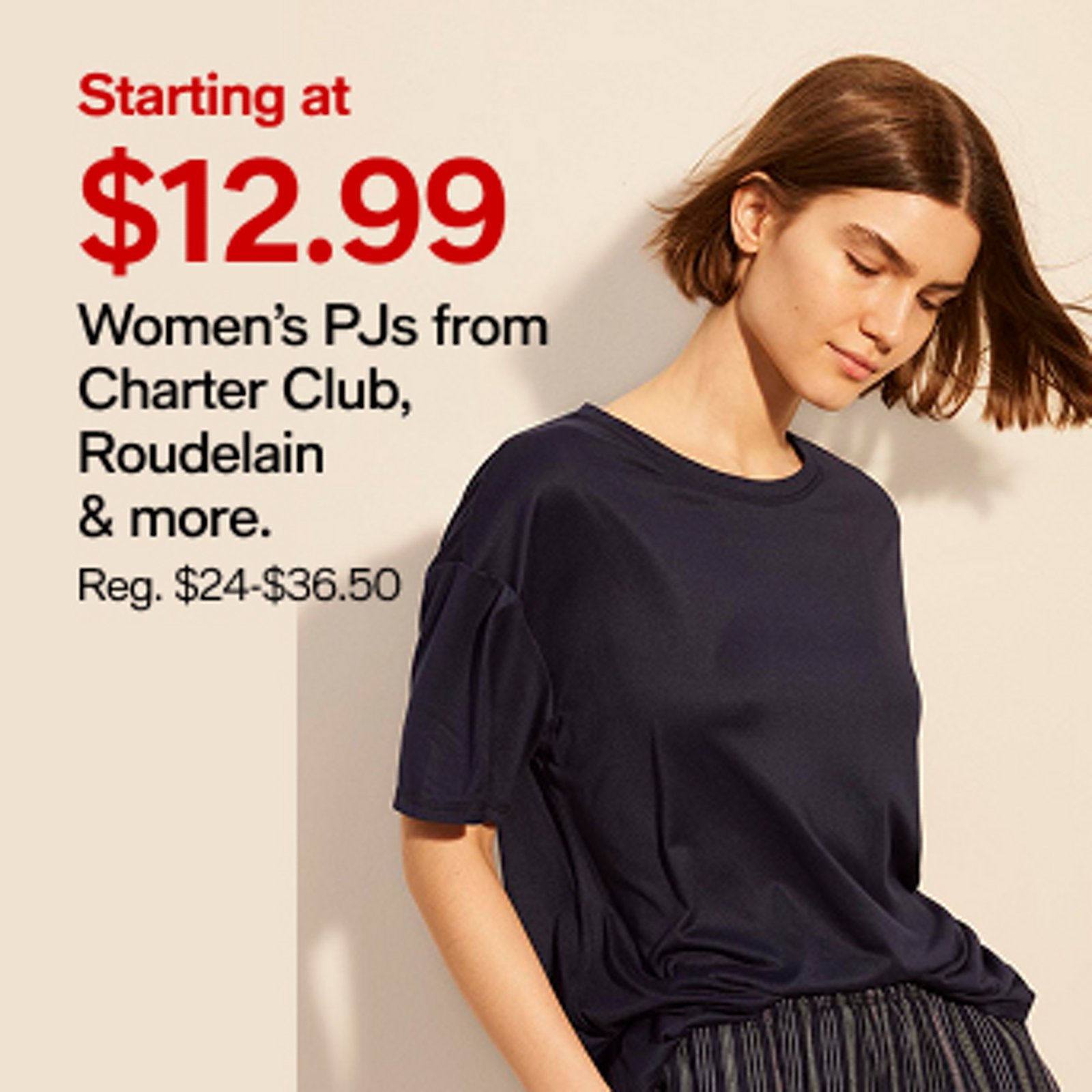 Starting at $12.99 Women's Pajamas