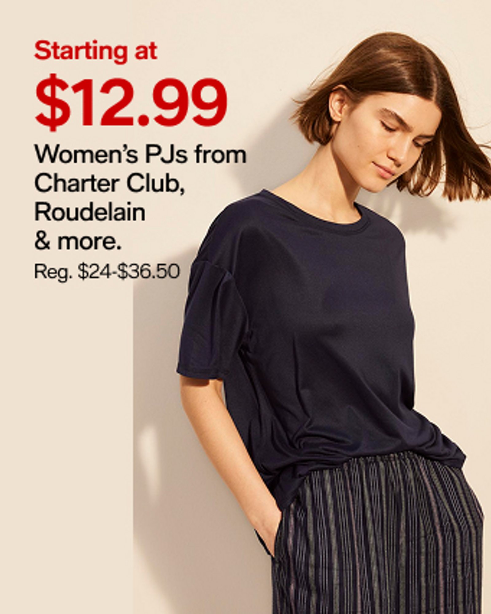 Starting at $12.99 Women's Pajamas
