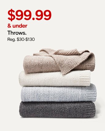 $99.99 & undr throws