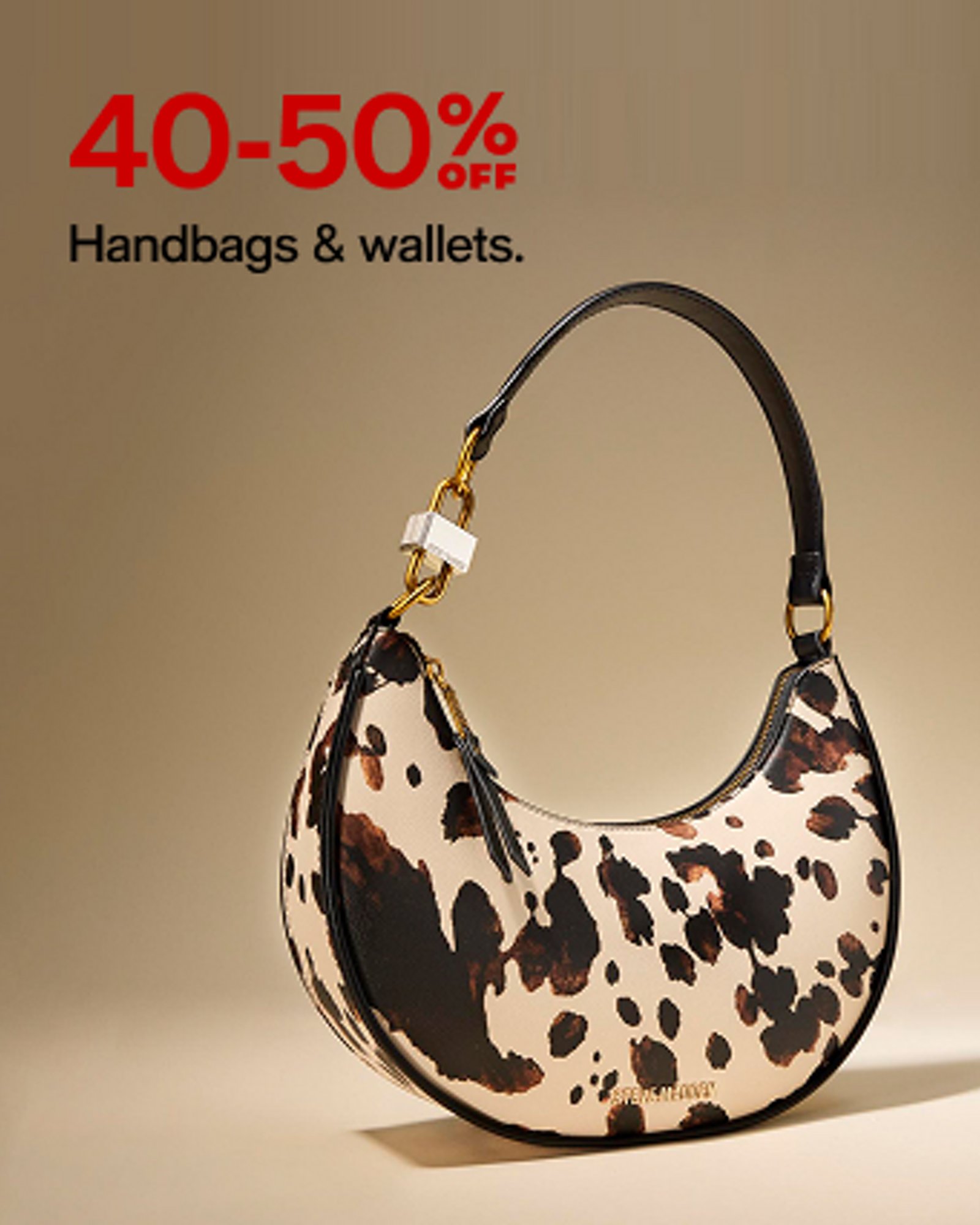 40-50% OFF Handbags & wallets.