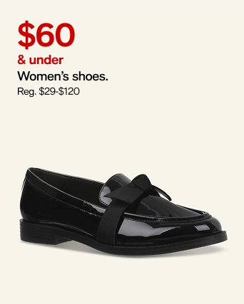 $60 & under Women's shoes.