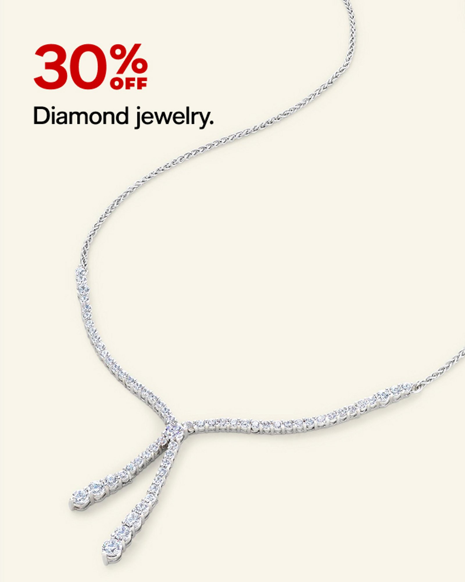 30% off diamond jewelry